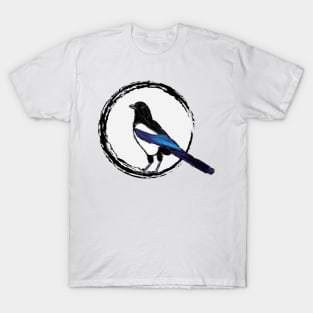 Artwork of an Eurasian Magpie IV T-Shirt